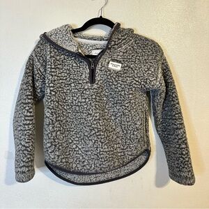 Abercrombie Kids Gray Sherpa Hoodie